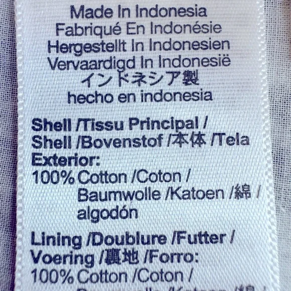 Madewell Patchwork Gingham Button-Front Tiered Midi Dress Size M - Picture 12 of 12